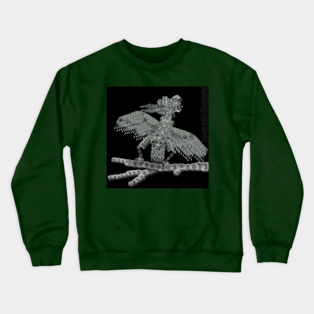 Glass Gull Crewneck Sweatshirt by ElectroHeavie